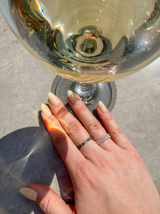 Prstýnek modrý Turmalín