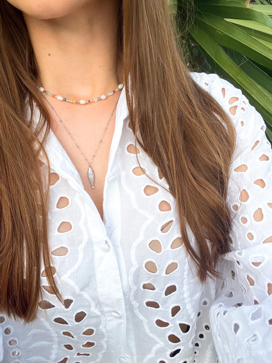 Řetízek s přívěskem ryby