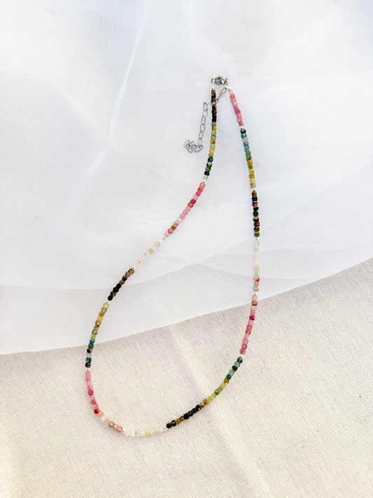 Choker z multicolour Turmalínu