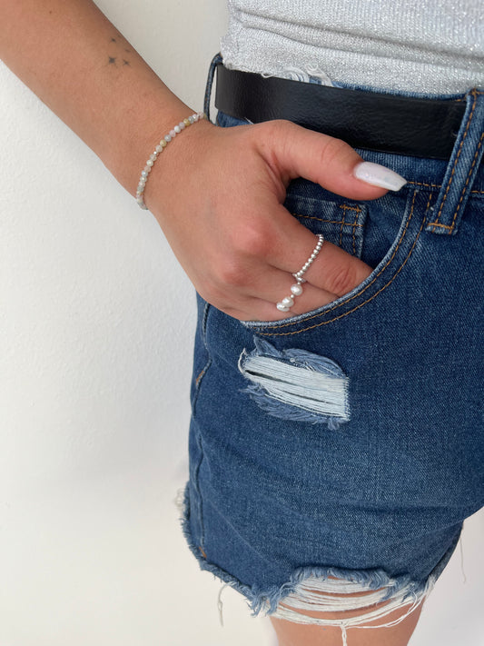 Náramek z minerálu Morganit