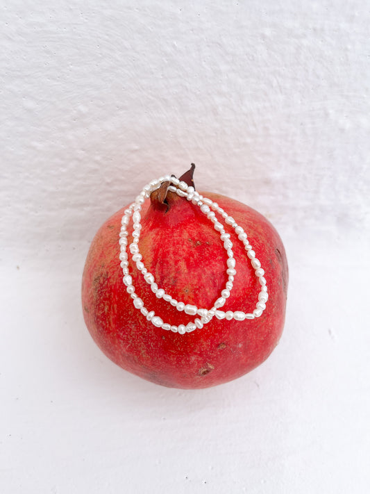 Náramek mini mix říčních perel