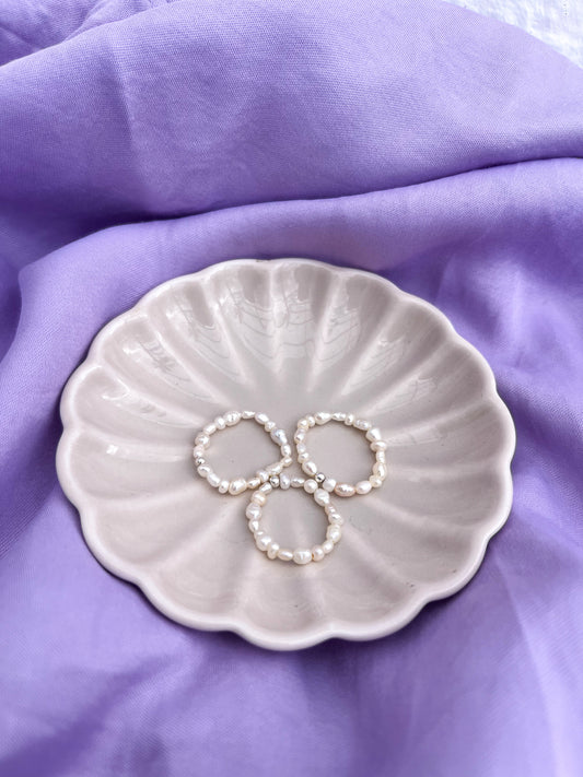 Prstýnek mix mini říčních perel