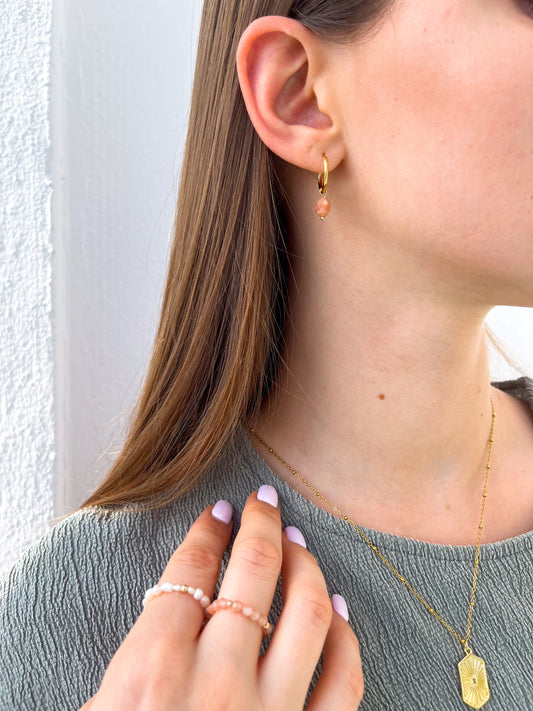 Náušnice se Slunečním kamenem