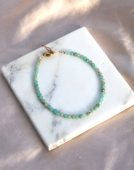 Náramek z minerálu Amazonit