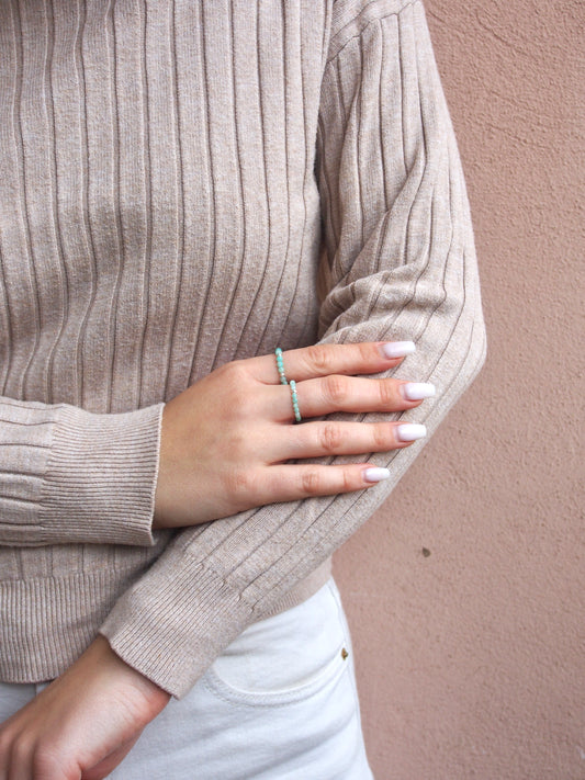 Prstýnky z Amazonitu