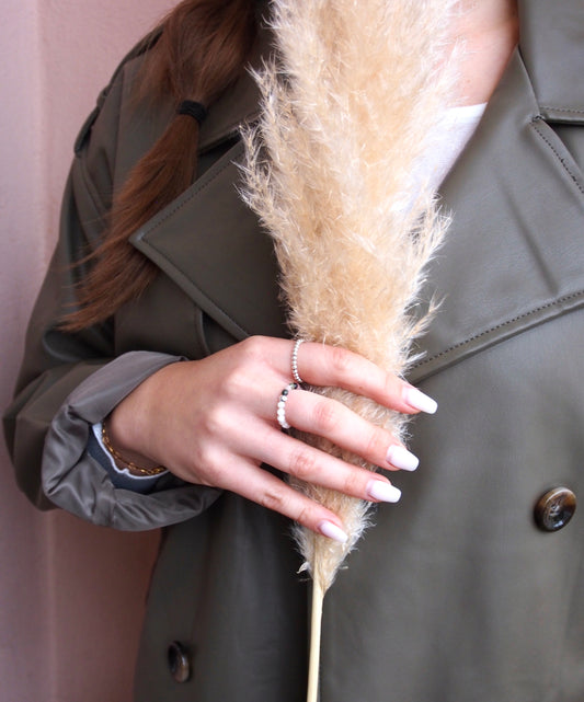 Prstýnek z Perletě a Turmalínu