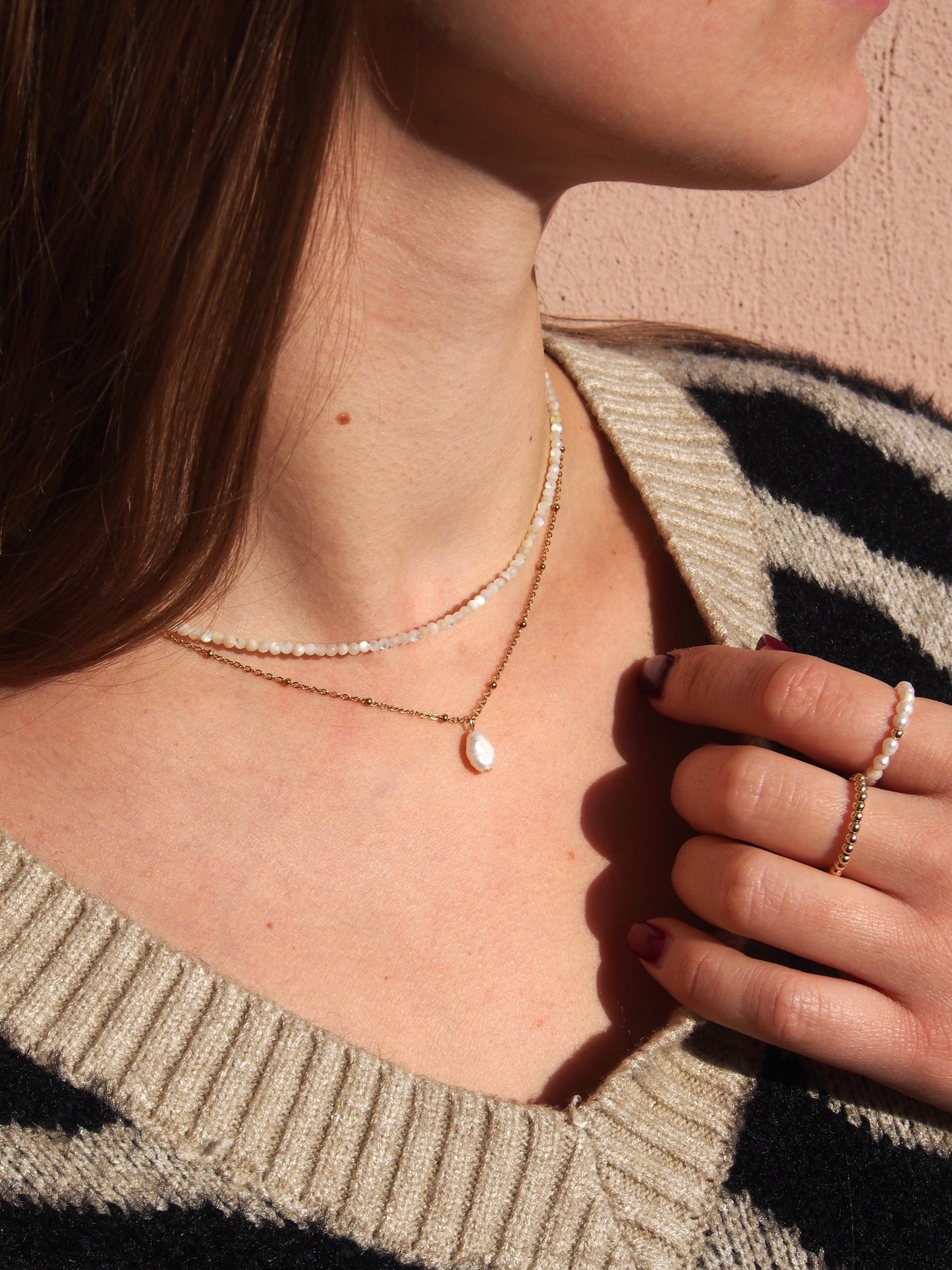 Choker z mini Perletě