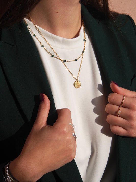 Řetízek s medailonkem slunce