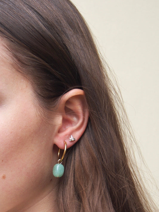 Náušnice s minerálem Avanturín