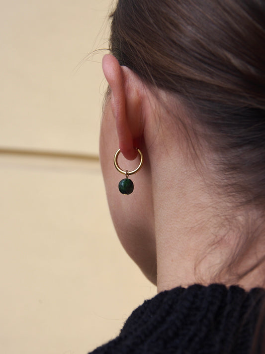 Náušnice s minerálem Rubín v Zoistu