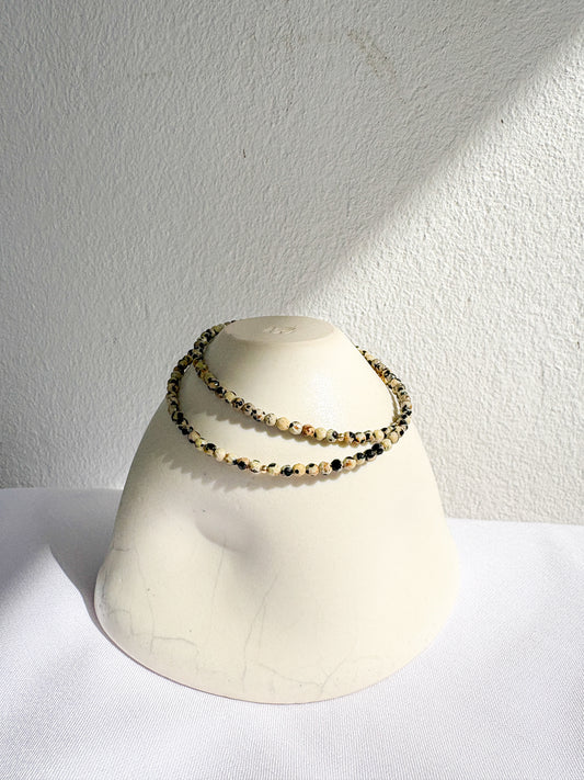Choker z minerálu Jaspis Dalmatin
