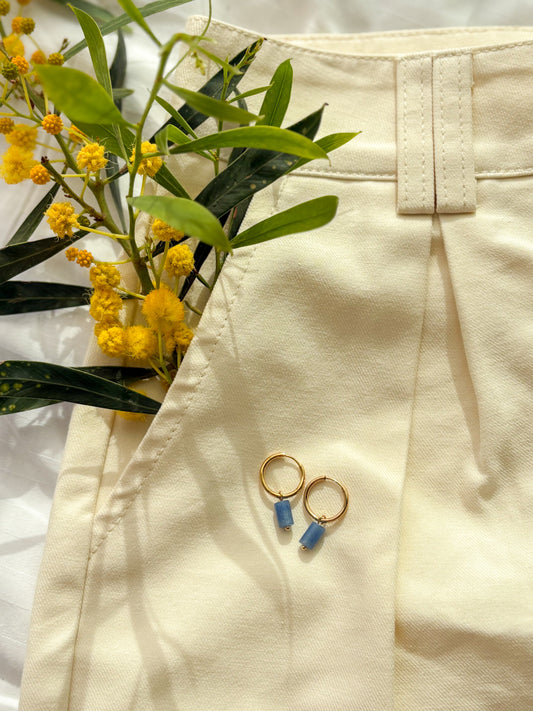 Náušnice s modrým Avanturínem