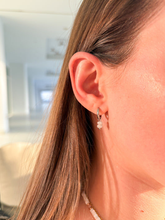 Náušnice s Měsíčním kamenem