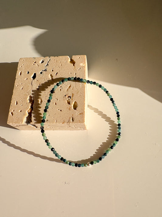 Náramek modrý Turmalín