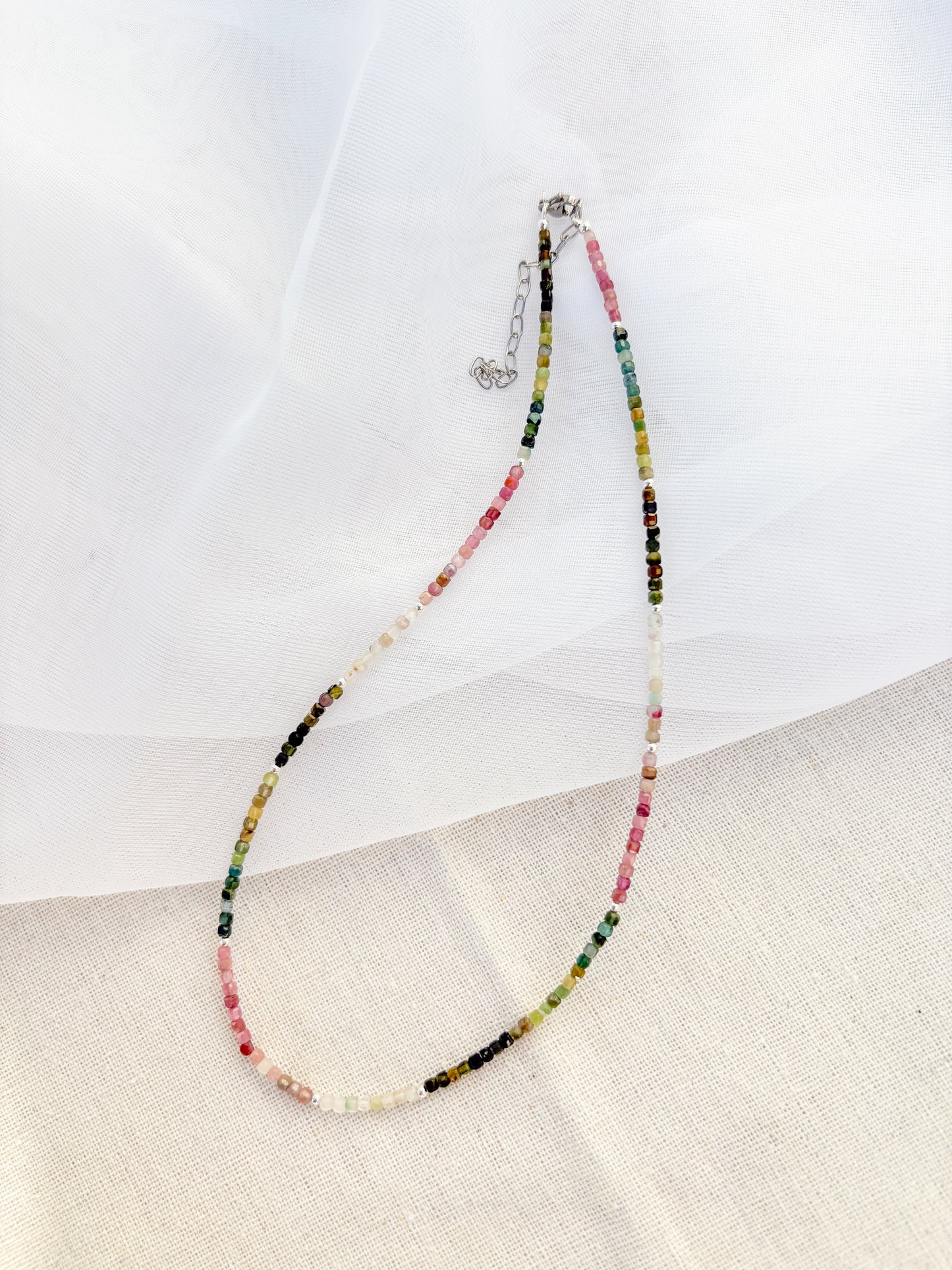 Choker z multicolour Turmalínu