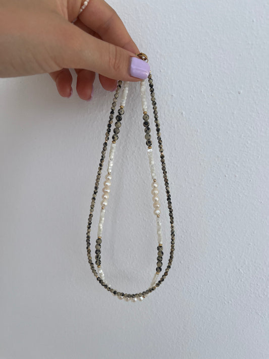Choker z minerálu Jaspis Delmatine
