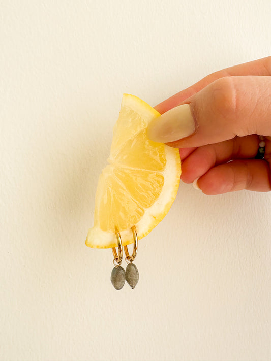 Náušnice s Labradoritem