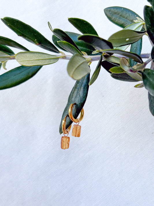 Náušnice s Hesonitem