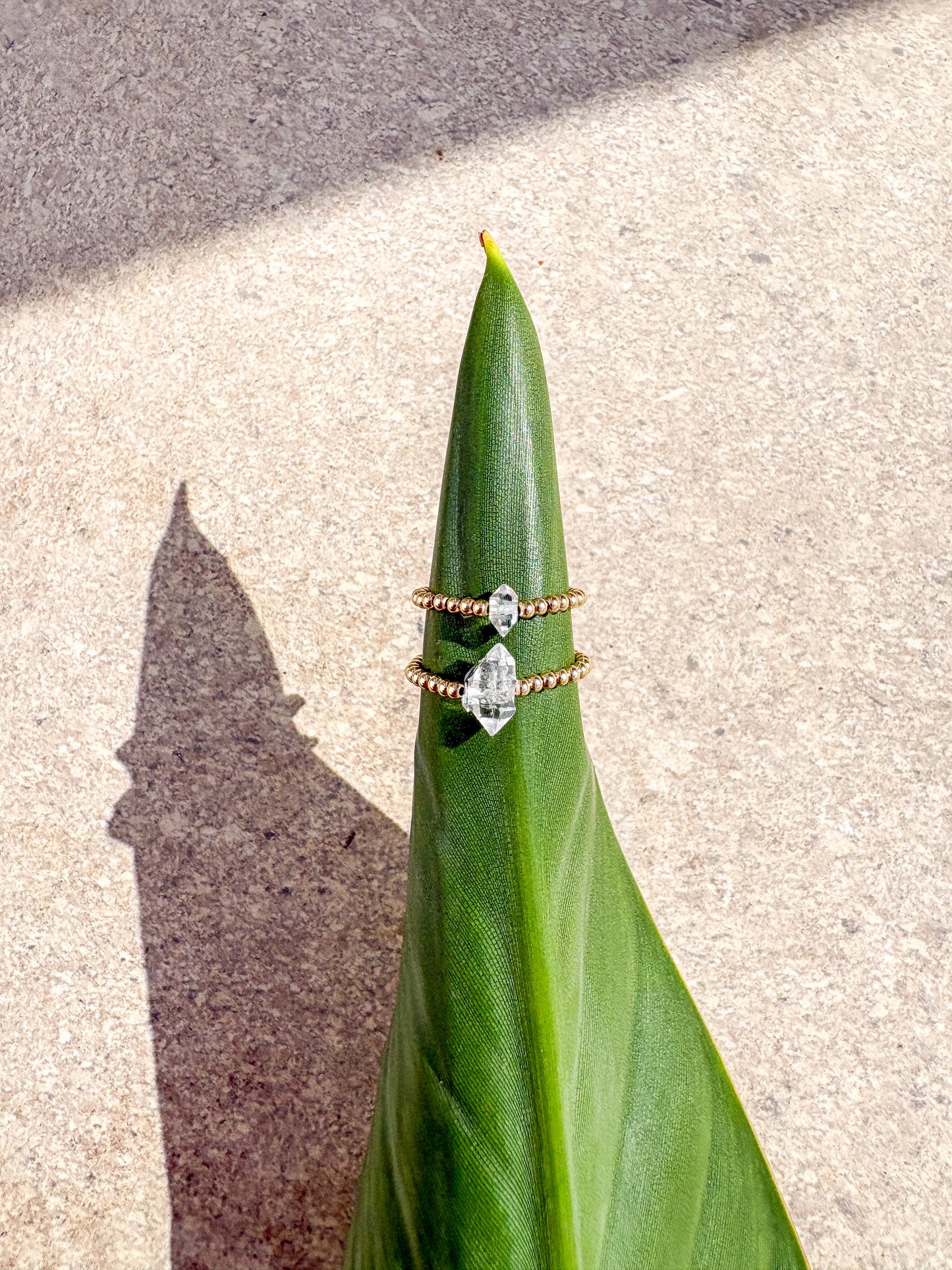 Balls prstýnky s Herkimerem