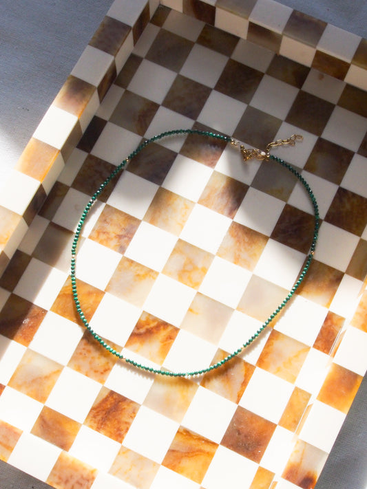 Choker z Malachitu