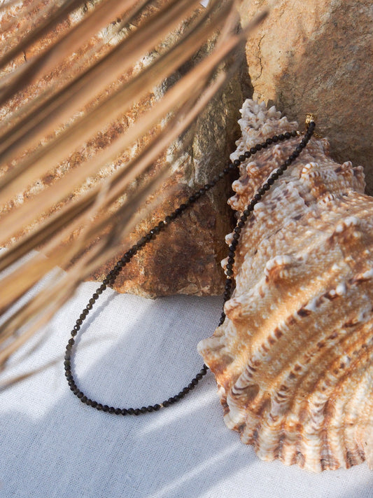 Choker z minerálu Obsidián